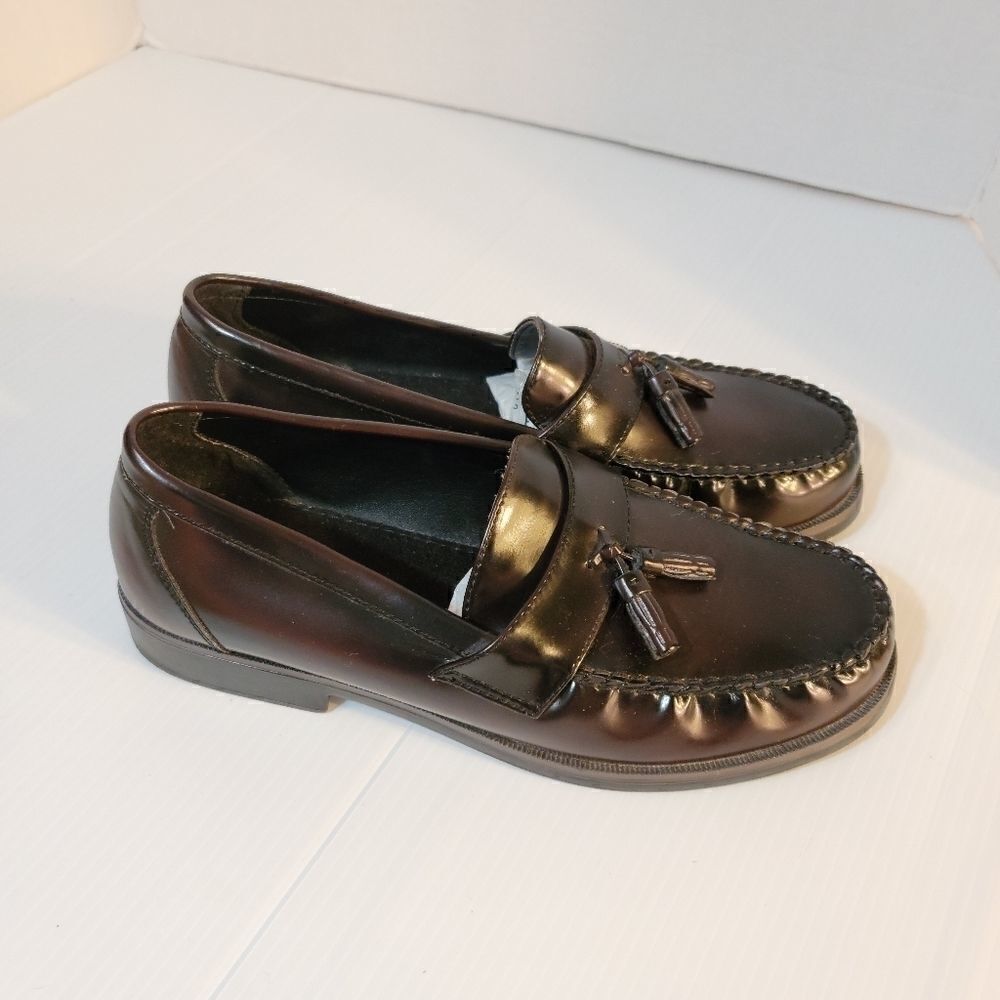 Puritan Cody Dark Brown Tassel Loafers Dress Shoes Size 11 - Picture 5 of 9